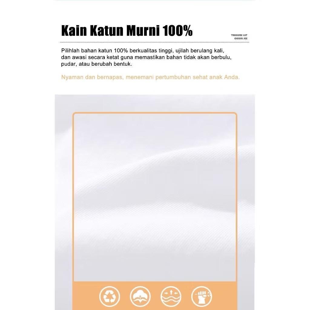 Kaos Atasan Distro Domestic Market Kaos Hitam Putih Anak Kaos Anak Laki laki dan Baju Anak Perempuan Kaos Katun Combed Gaya Korea Style