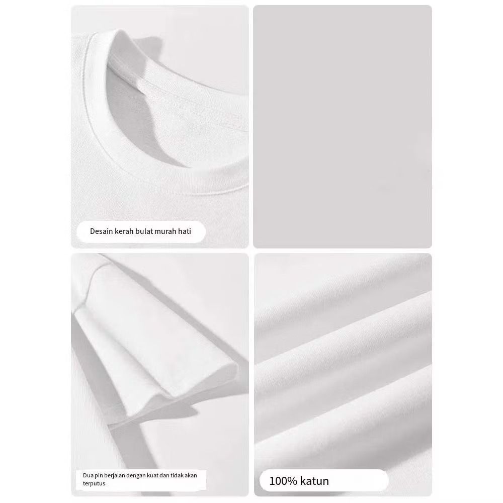 Kaos Atasan Distro Domestic Market Kaos Hitam Putih Anak Kaos Anak Laki laki dan Baju Anak Perempuan Kaos Katun Combed Gaya Korea Style