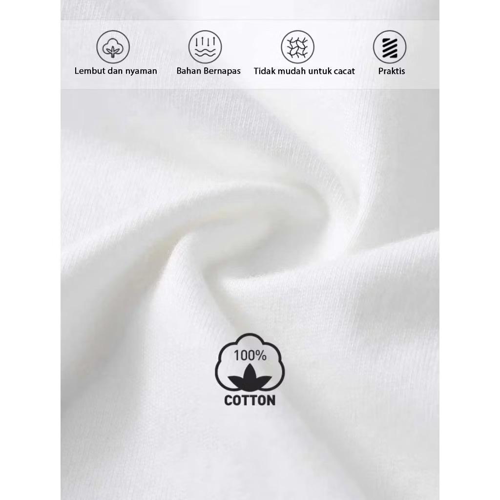 Kaos Atasan Distro Domestic Market Kaos Hitam Putih Anak Kaos Anak Laki laki dan Baju Anak Perempuan Kaos Katun Combed Gaya Korea Style